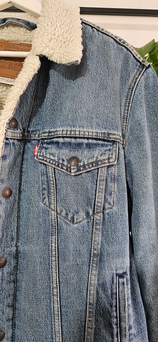 Jacheta jeans imblanita Levi's Premium - masura M