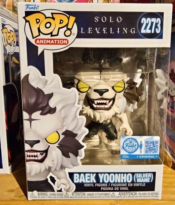 Baek Yoonho silver mane - Solo Leveling Funko Pop #2273