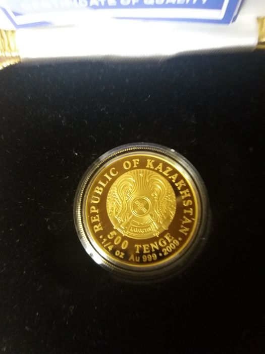 Золотая монета "Барс"