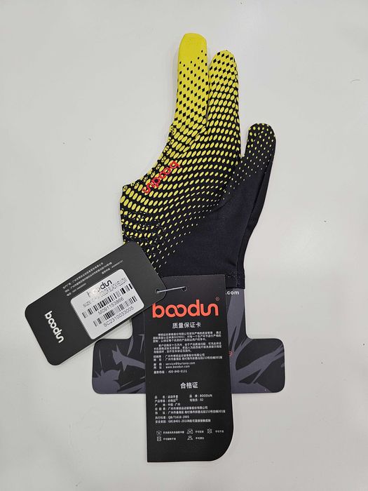Boodun Billiard Cue Glove–професионална ръкавица за билярд с 3 пръста