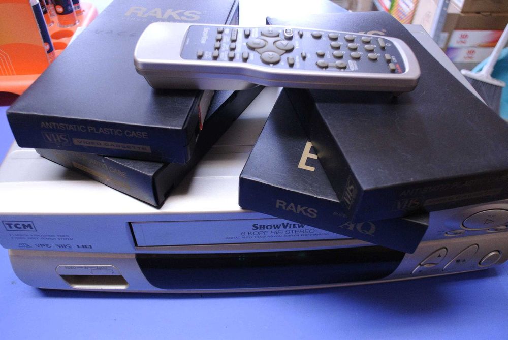 VHS stereo video TCM