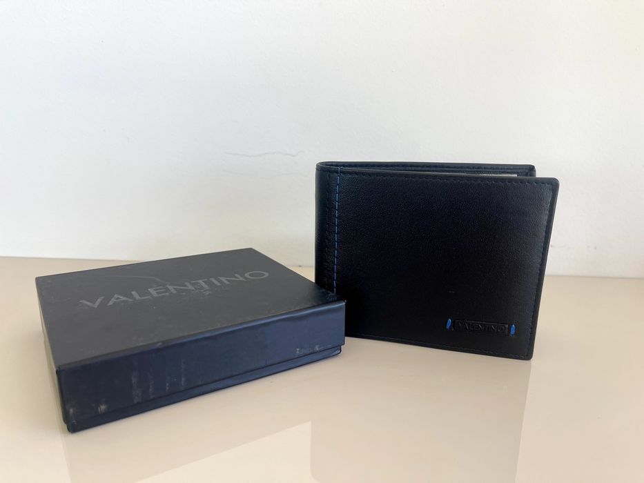 Mъжко портмоне естествена кожа Mario Valentino - НОВО