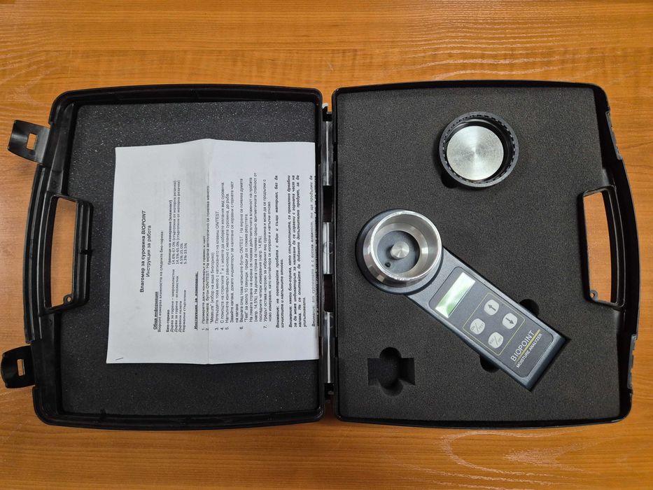 Влагомер за пелети и дървени стърготини BioPoint