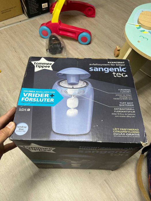 cos pampers scutece utilizate