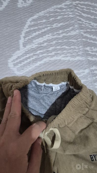 Теплые, дутые штанишки на мальчика