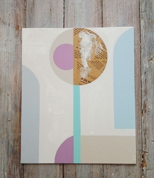 Авторска картина - модерен абстрактен дизайн арт