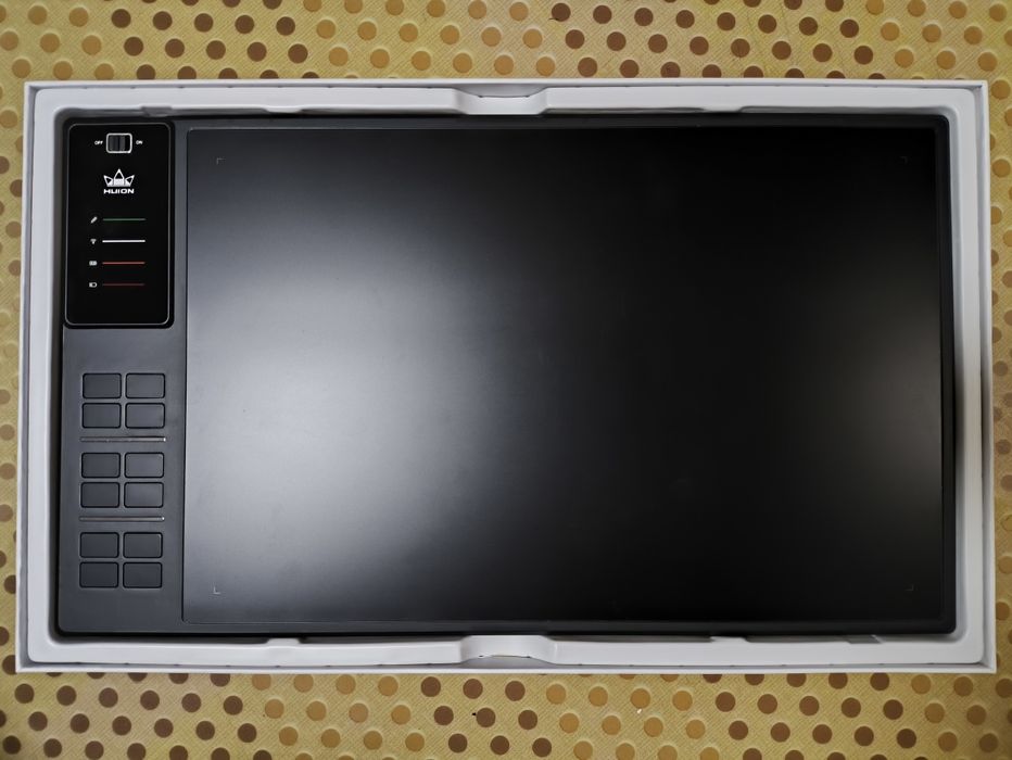 Графический планшет HUION WH1409 V2 (WH1409 V2) черный - беспроводной