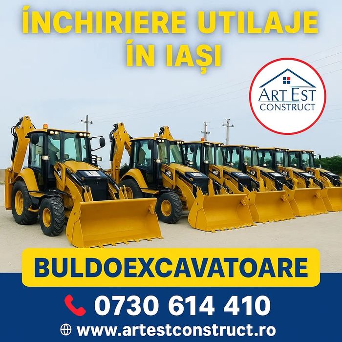 Buldoexcavator de inchiriat in Iasi