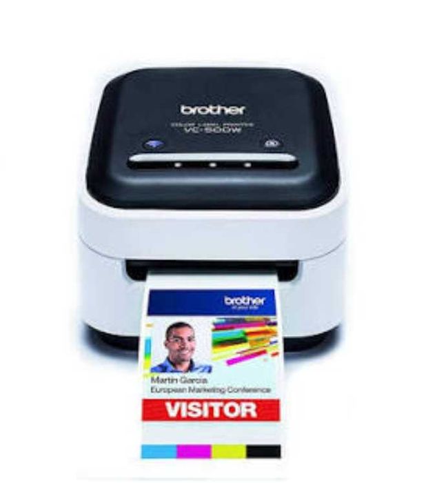 Етикетен принтер Brother VC-500W цветен