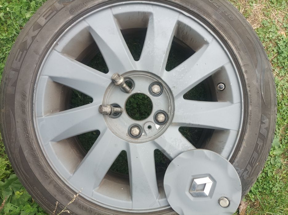 Set jante aliaj cu anvelope 205 55 R16 ZR Renault Megane 2 Scenic 2