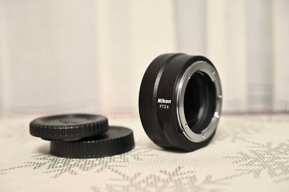 Obiectiv Nikon 24-120mm F4 G ED, Adaptor Nikon FTZ II
