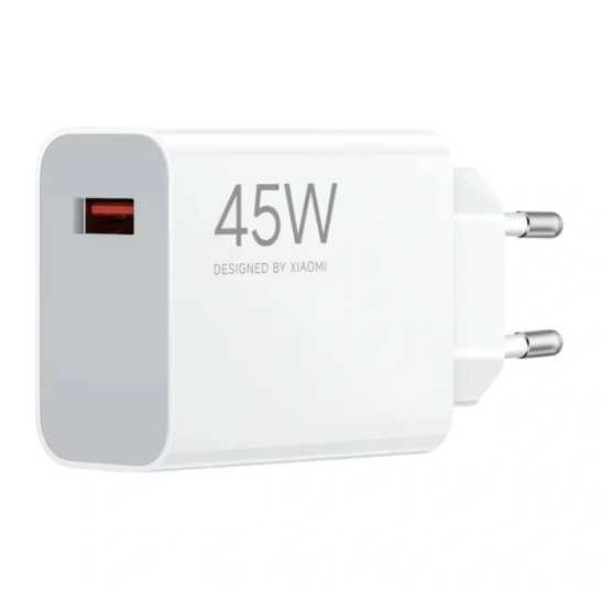 ЗАРЯДНО 220V XIAOMI 45W USB-A BHR07SLEU 5V/3A, 5-11V/4.1A 45W Max