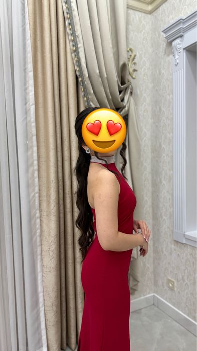 Продам вечернее красное платье