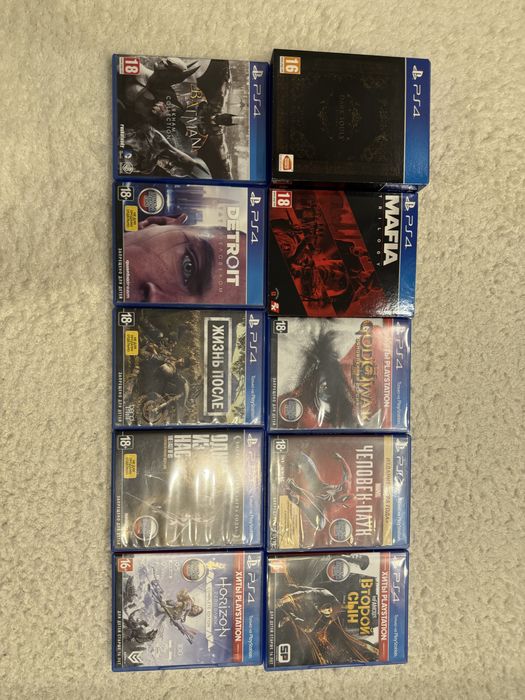Продам игры на PS-4 обмен не интересует