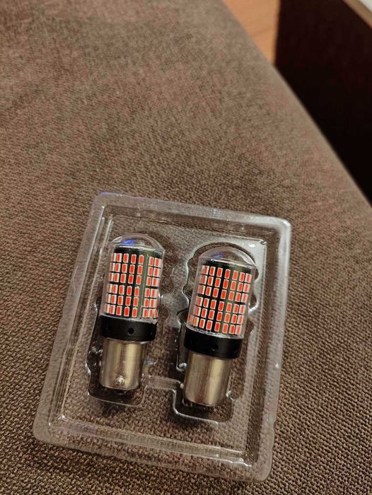 ЛЕД Крушки с Canbus и двойна светлина Стоп/Габарит БЕЗ ГРЕШКИ P21 1156