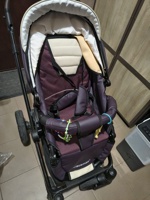 Carut Krausman Rider  3 in 1, in stare foarte buna, sistem pliere