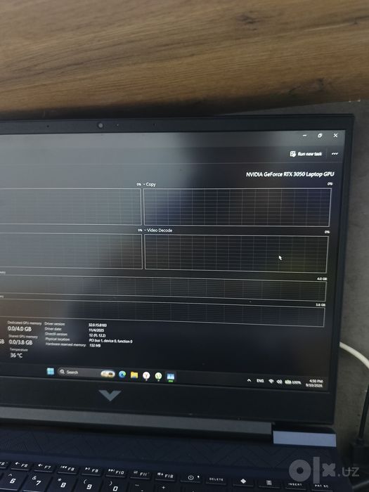 Hp VICTUS 16 RTX3050