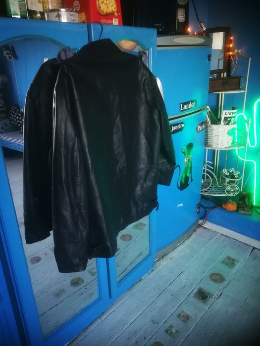 Мъжко кожено яке естествена кожа JOHN & GEE