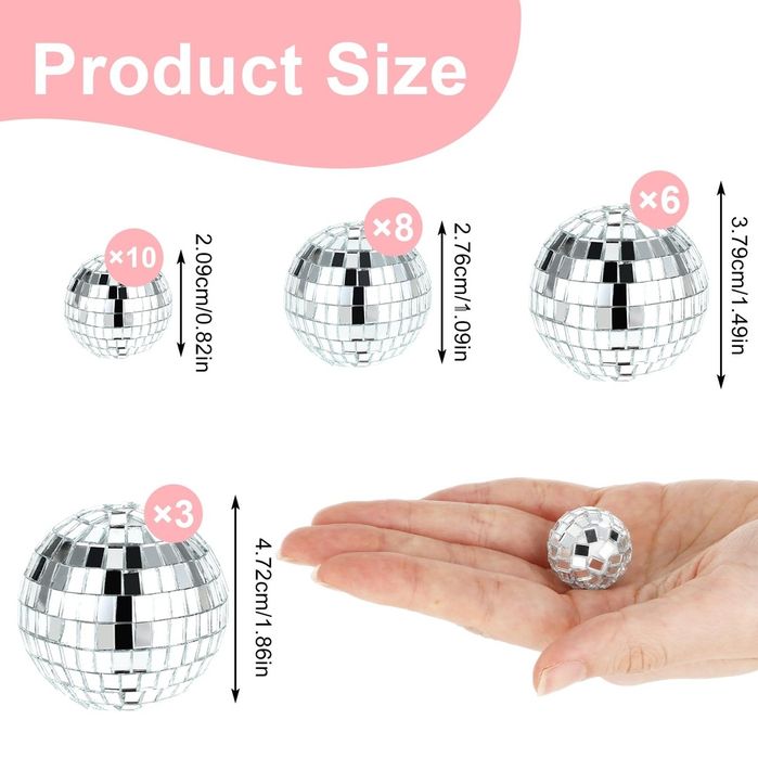 27 globuri tip disco