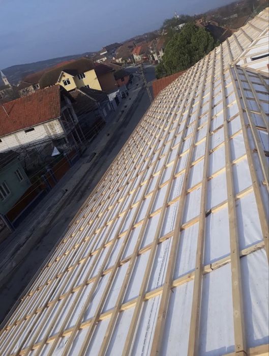 Mansardari case Acoperisuri, Dulgherii, Tabla acoperis, Tigla ceramica