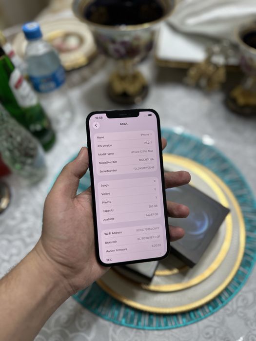 Iphone 12 pro max 256 tali kar dak Lla