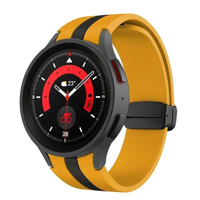 Curea silicon magnetica 20mm ceas Samsung Watch 4 5 Watch 6 / 7 / 8
