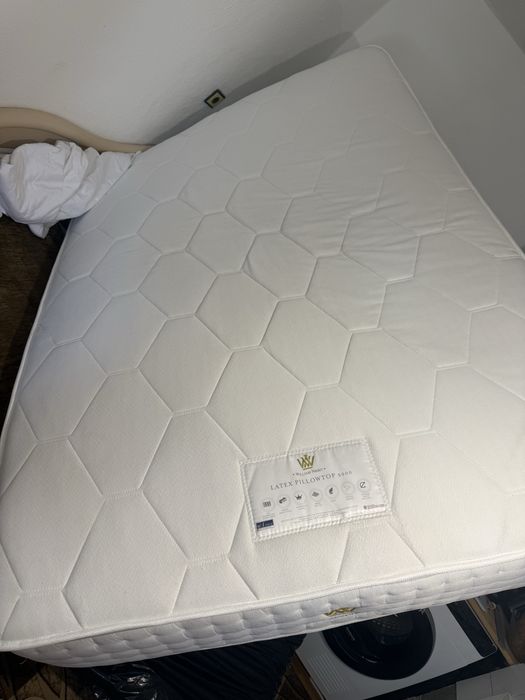 Латексов матрак Pillow Top 5000 с 5000 индивидуално опаковани пружини (Pocket Sprung)
