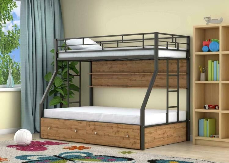 Двухъярусная кровать Loft krovat темир крават metal kalavat Arabiya