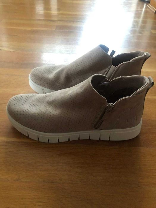 Ghete bej dama -piele foarte moale _