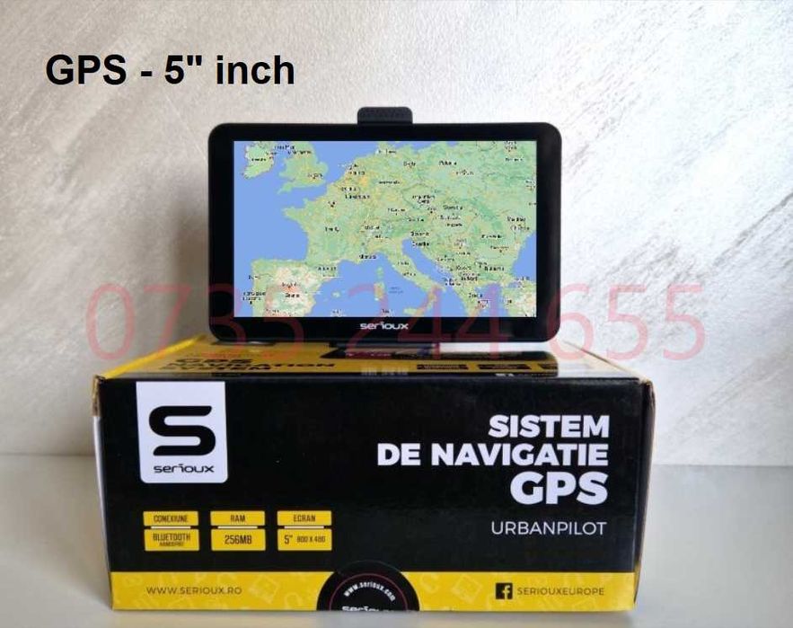 GPS - Navigatie SERIOUX 5"UrbPilot,8GB.Truck,TIR,Camion.Garantie 2 ani