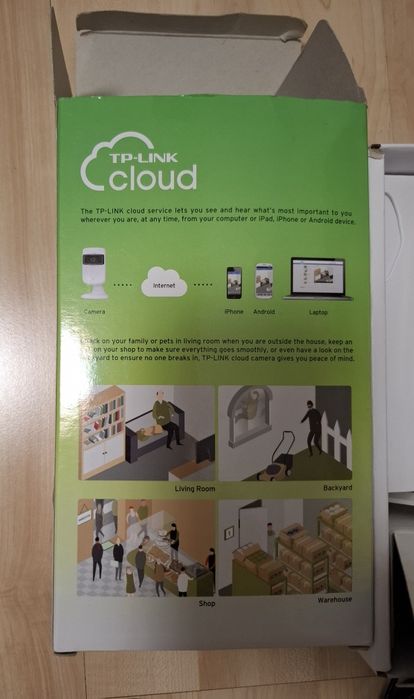 Set 2 Camere Supraveghere TP-Link NC200 Cloud, Wi-Fi 300Mbps