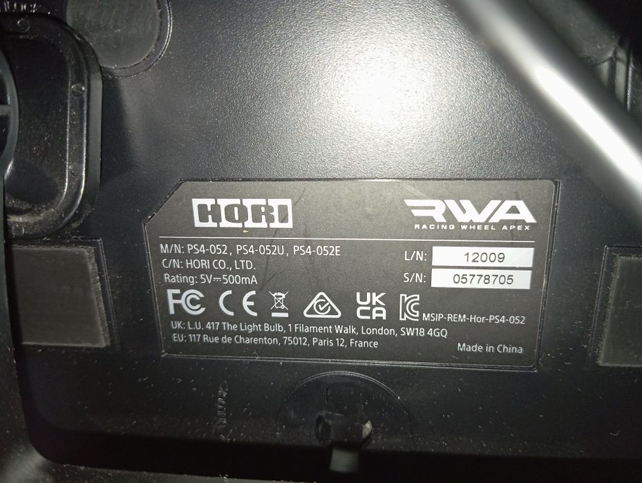 Volan Hori Apex 270° compatibil cu PS 4/PS 5/PC.