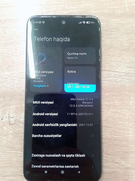 Redmi 10 sotiladi