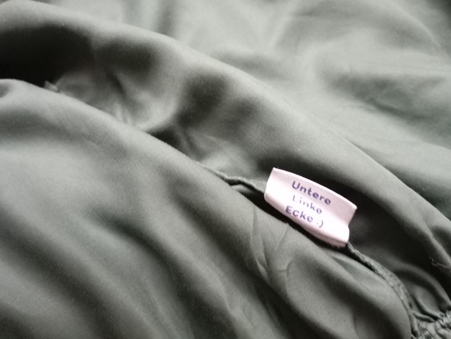 Cearceaf cu elastic verde elegant 2/2.20 m