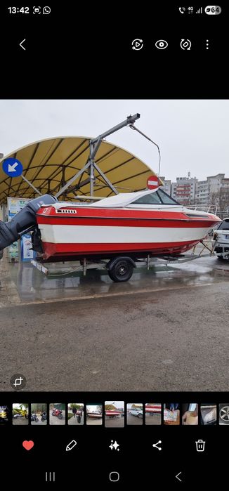 Barca cu motor yamaha 225cp si peridoc
