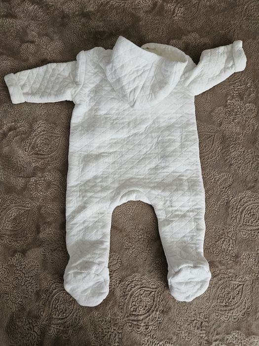 Early days бял памучен космонавт за бебе 3-6мес., 68см.