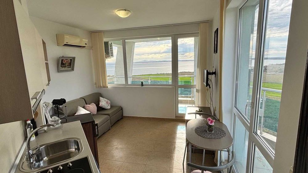 Обзаведено студио с красива морска гледка - к-с Коста Калма, Ахелой