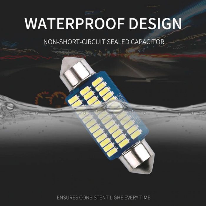 Супер силни лед крушки-дневни светлини-интериор-номер- C5W/C10W