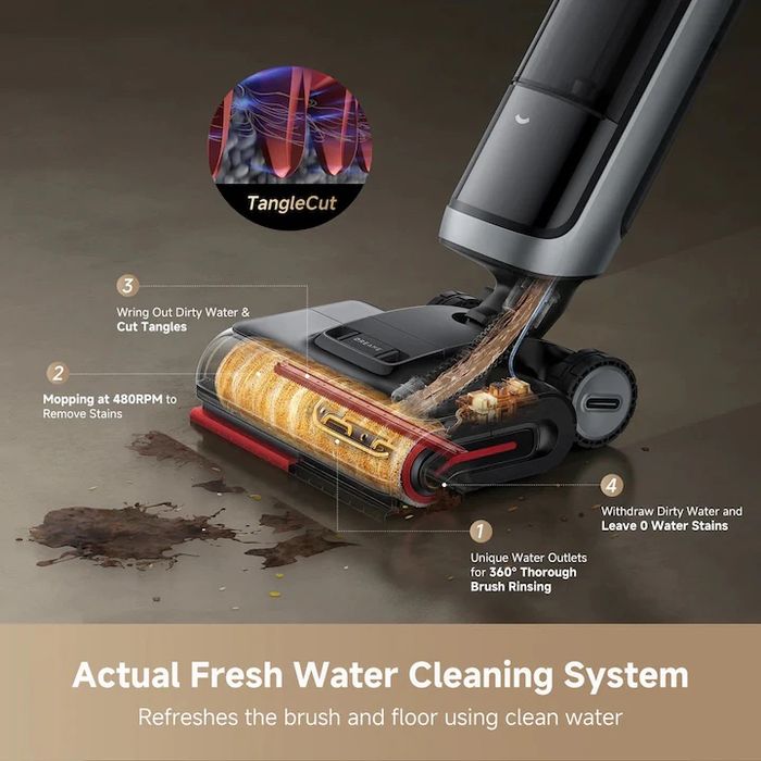 Прахосмукачка Dreame H15 Pro, вертикална