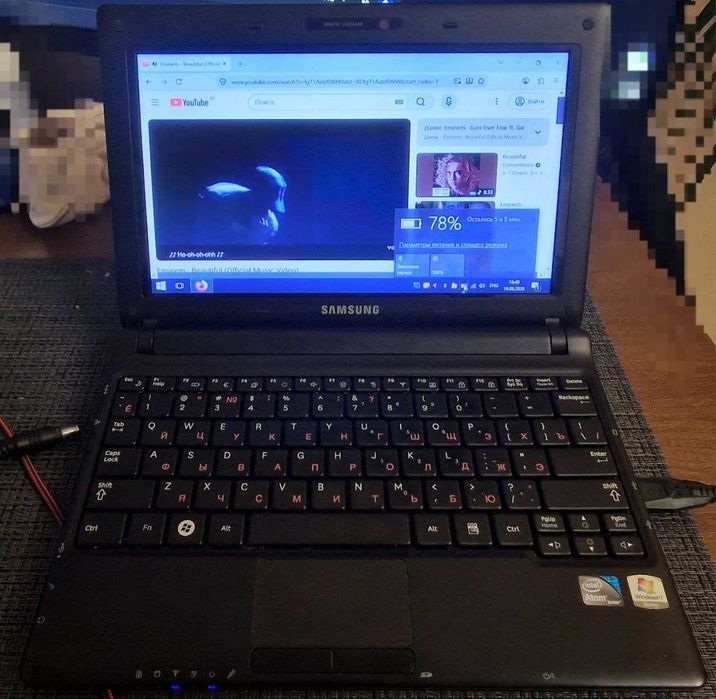 Нетбук Samsung N150 Plus (SSD 256 ГБ / Батарея 5 ч / Win10 + Linux)