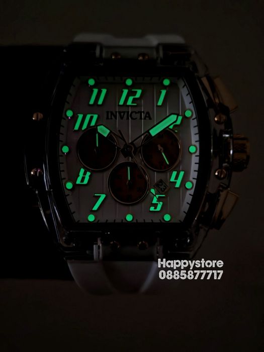 INVICTA Ghost white/gold 47 mm, Инвикта нов ръчен часовник