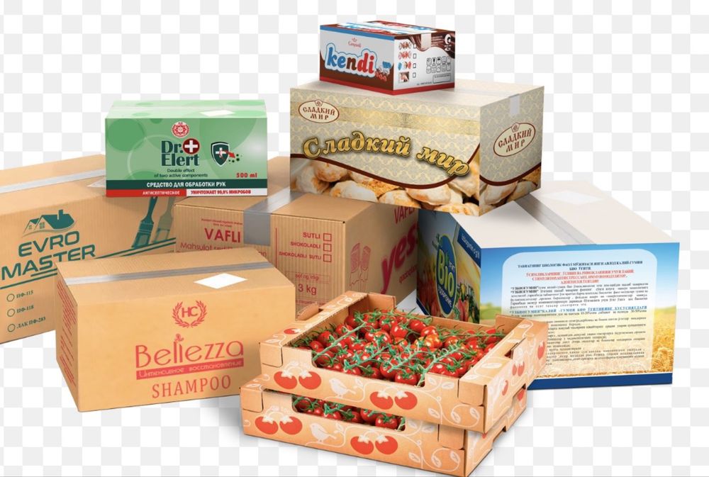 Гофра коробки и картонные коробки