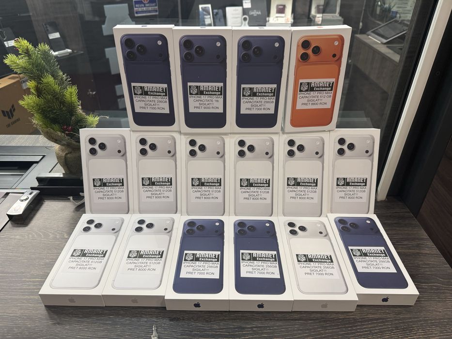 MrsAmanet: 17 pro max 256 sigilat sim fizic