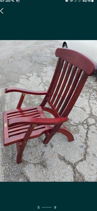 Масивен сгъваем стол Швейцарски