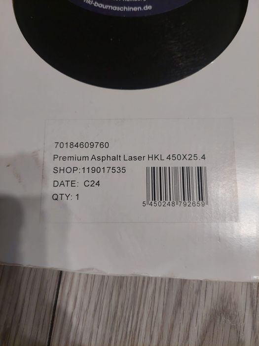 Vand Disc Diamantat Beton/Asphalt Norton 450x25,4