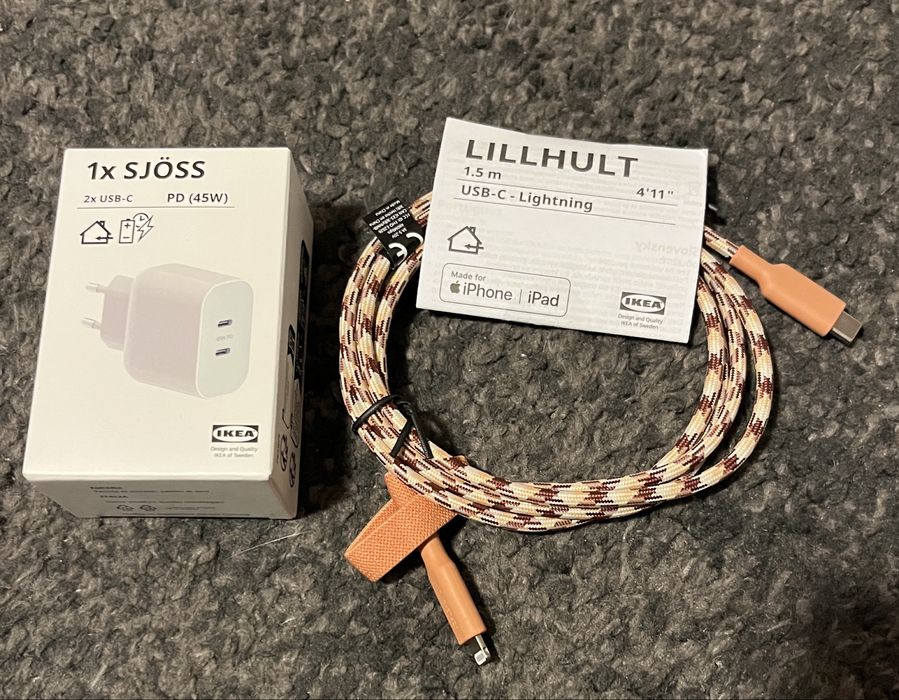 Incarcator si cablu rapid pt  iphone