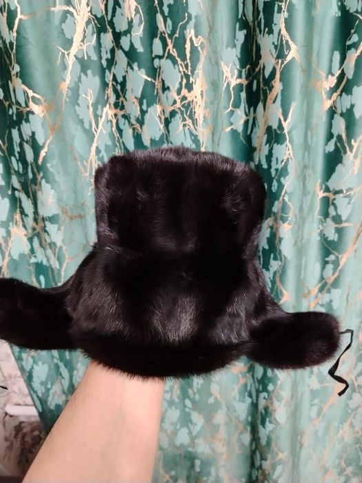 Норковая шапка новая