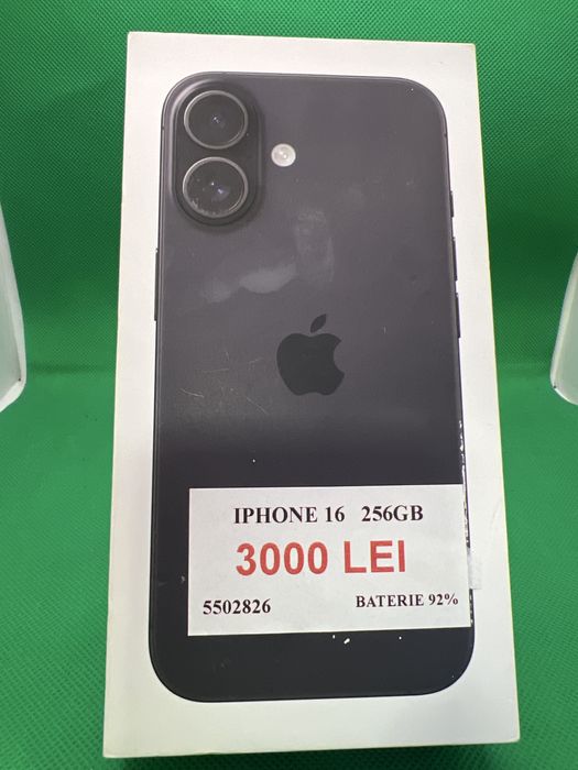 Iphone 16 256GB baterie 92% Lazar Amanet Crangasi 55028