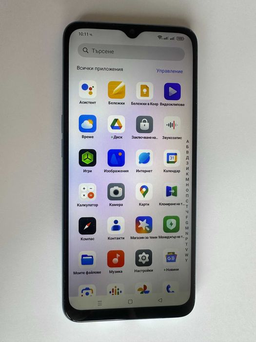 КАТО НОВ !!! Oppo А77 5G - 64GB - СИН - Две СИМ карти - Отключен