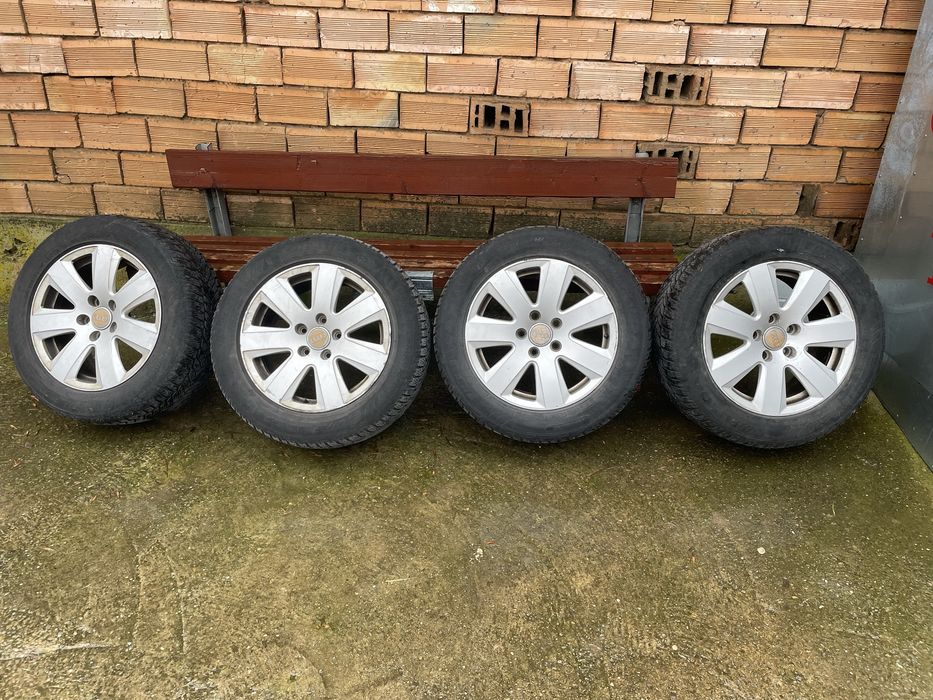 Алуминиеви джанти със зимни гуми 16” 5 x 112